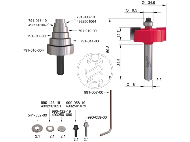 Kép: Falcmaro S8 3490-127 mm-1 db.webp