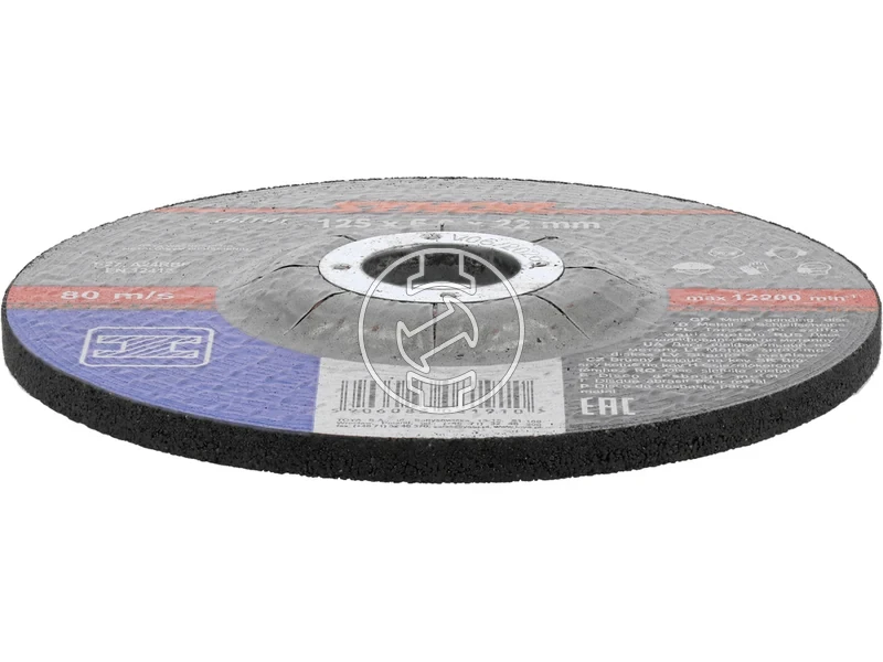 Kép: Fem koszorukorong 125 x 60 x 22 mm sarokcsiszolohoz.webp