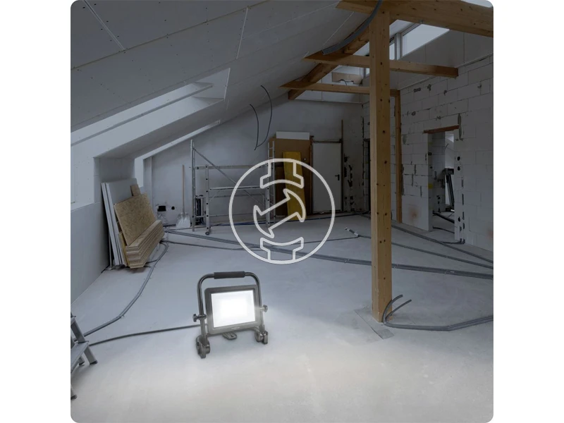 Ansmann FL20W-AC hordozható hálózati LED reflektor 230 V, 2200 lm, 20 W