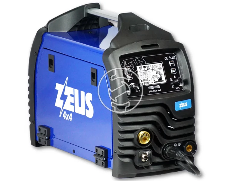 Panelectrode ZEUS 200 LCD-SYN (4x4) fogyóelektródás védőgázas inverteres hegesztő