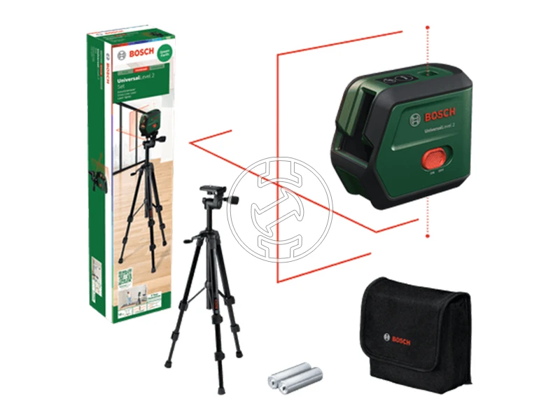 Bosch UniversalLevel 2 + TT 120 pont- és vonallézer + TT 120