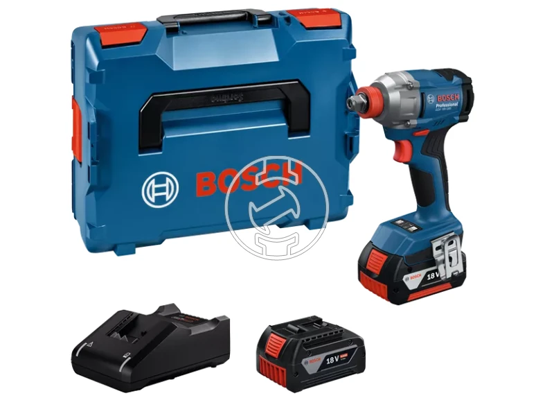 Bosch GDX 18V-285 akkus ütvecsavarozó 2x4Ah, GAL 18V-40, L-Boxx