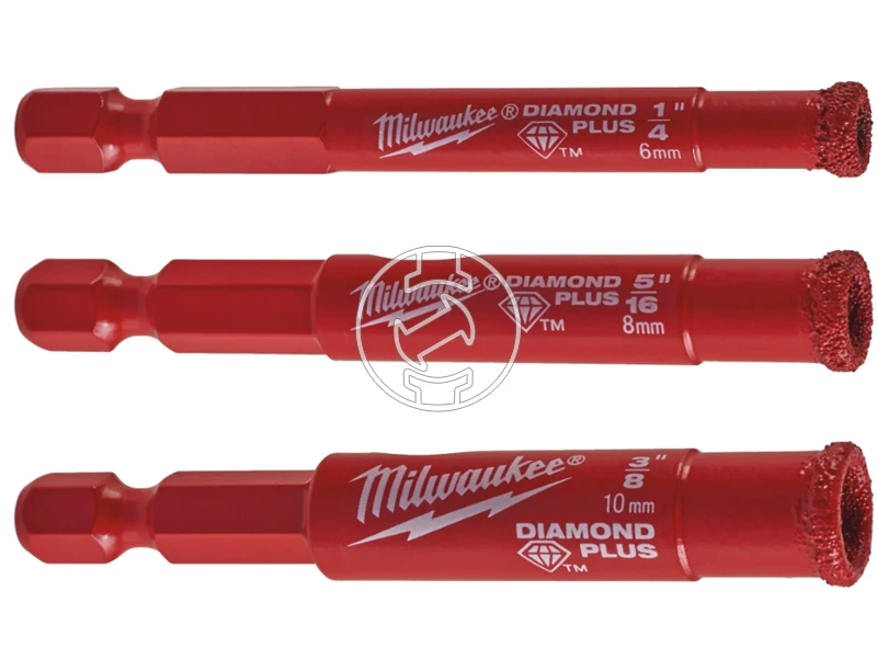 Milwaukee Diamond Max M14 gyémántfúrókorona készlet fúrógéphez 3 részes