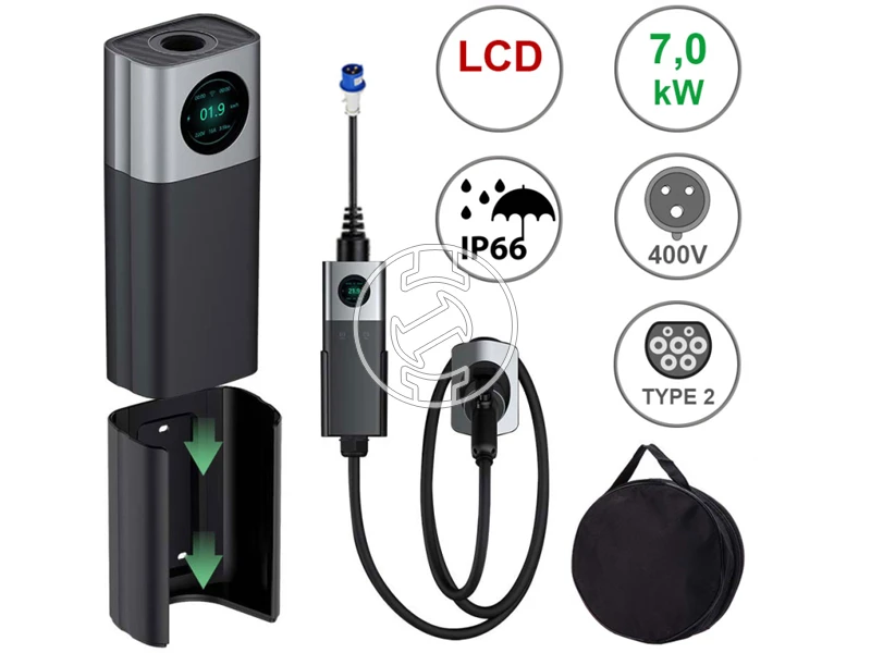 Mastroweld Q20 elektromos autó töltő 7.0kW, Type2