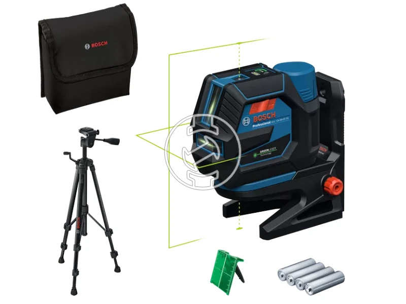 Bosch GCL 12V-50-22 CG pont- és vonallézer RM20 + AA1 + 4x1.5V LR6 AA + BT 150