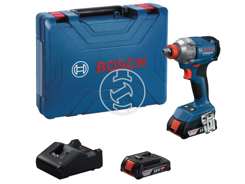 Bosch GDX 18V-285 akkus ütvecsavarozó 2x2Ah, GAL 18V-20, koffer