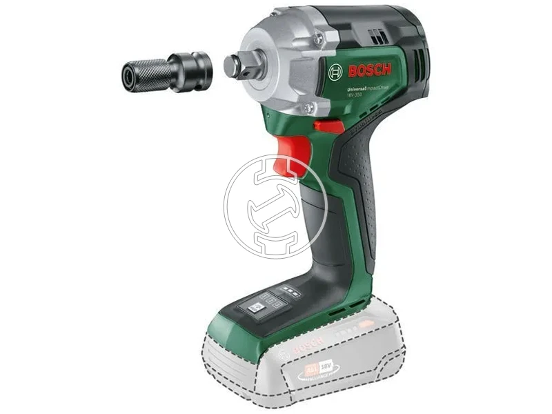 Bosch UniversalImpactDrive 18V-350 akkus ütvecsavarozó hex adapterrel