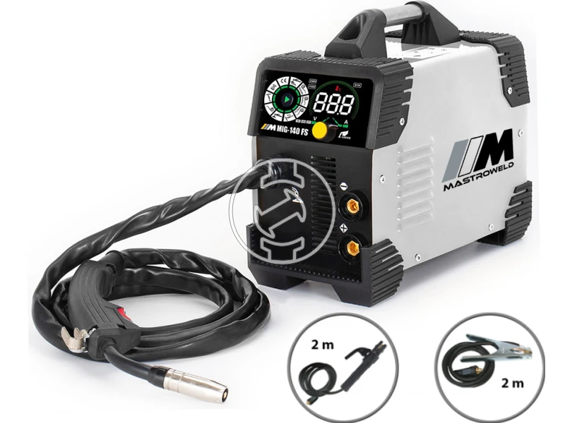 Mastroweld MASTRO MIG-140 SYN fogyóelektródás védőgázas inverteres hegesztő 35 - 140 A | 230 V