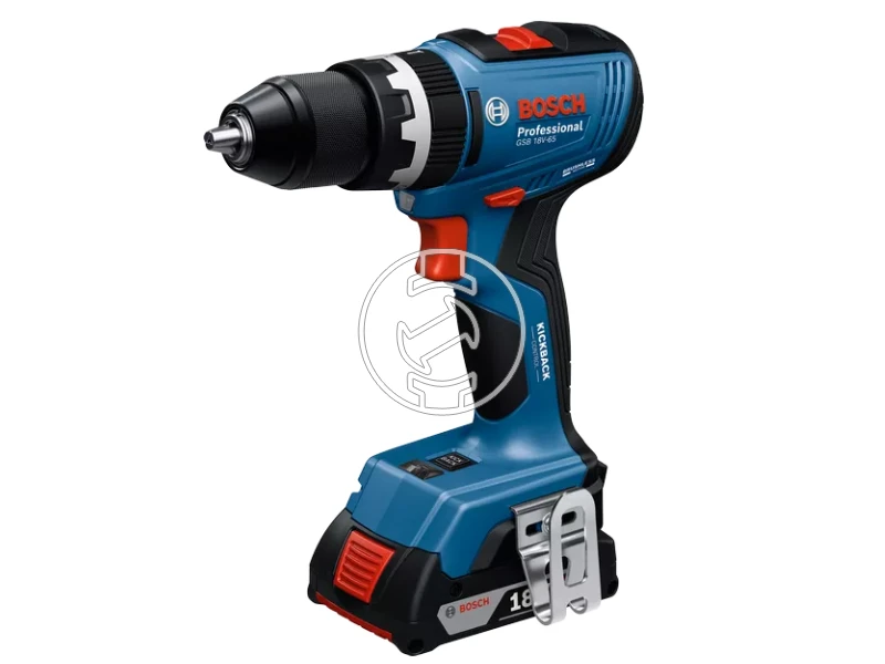 Bosch GSB 18V-65 akkus ütvefúró-csavarozó 2x5Ah, GAL 18V-40, L-Boxx