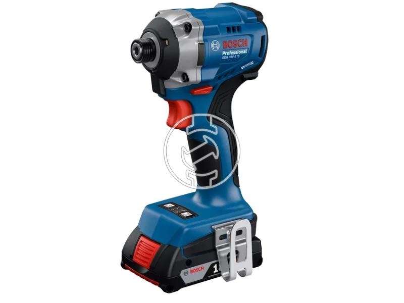 Bosch GDR 18V-215 akkus ütvecsavarozó bitbefogással 2x2Ah, GAL 18V-20, koffer
