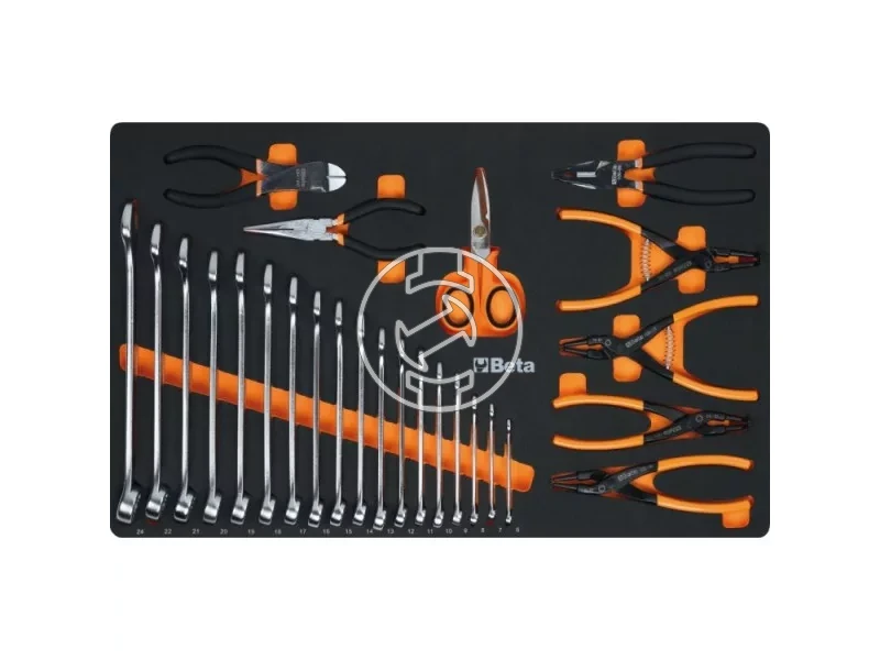 7 fiókos, 223 darabos szerszámkészlettel AUTÓIPARI karbantartáshoz