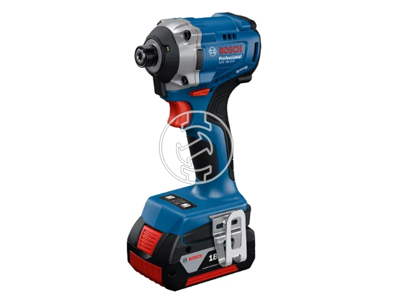 Bosch GDR 18V-215 akkus ütvecsavarozó bitbefogással 2x4Ah, GAL 18V-40, L-Boxx