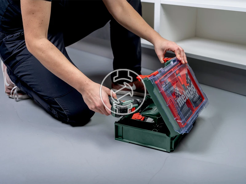 Metabo PowerMaxx BS Basic Set akkus fúrócsavarozó tokmányos