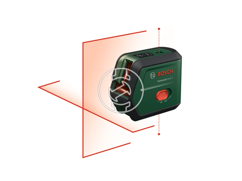Bosch UniversalLevel 2 + TT 120 pont- és vonallézer + TT 120