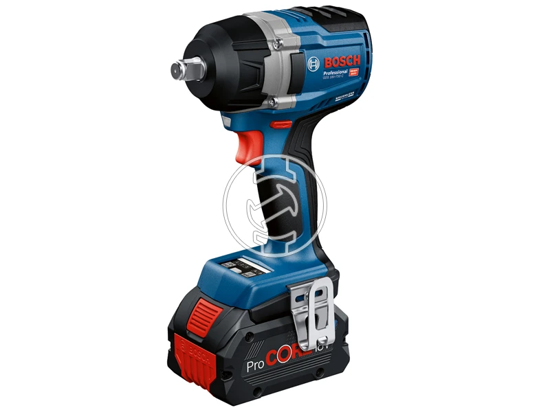 Bosch GDS 18V-750 C akkus ütvecsavarozó 18 V | 270 Nm/380 Nm/750 Nm | 1/2 inch | Szénkefementes | 2x5 Ah akku + töltő | L-Boxx-ban