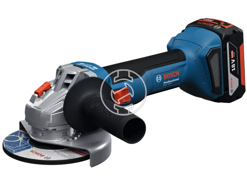 Bosch GWS 18V-8 125mm akkus sarokcsiszoló 2x5Ah, GAL1840, L-Boxx
