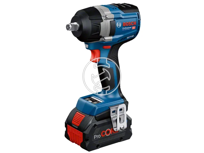 Bosch GDS 18V-750 C akkus ütvecsavarozó 2x8Ah, GAL 1880 CV, BT, L-Boxx