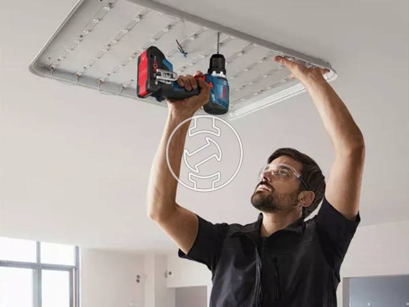 Bosch GSR 18V-65 akkus fúrócsavarozó tokmányos 2x4Ah ProCORE, GAL 18V-40, L-Case