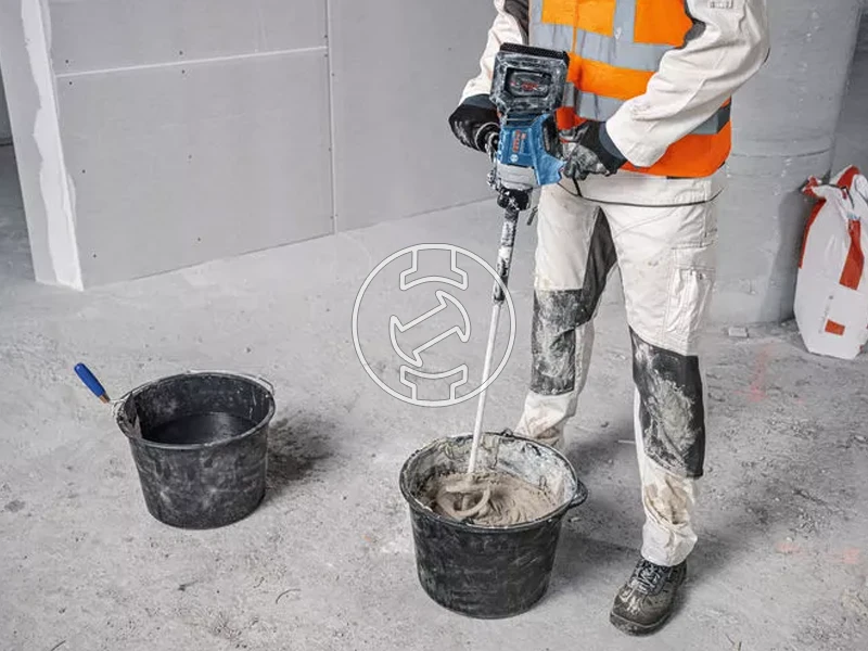 Bosch GRW 18V-160 akkus kézi keverőgép , 2 toldó elem 7cm