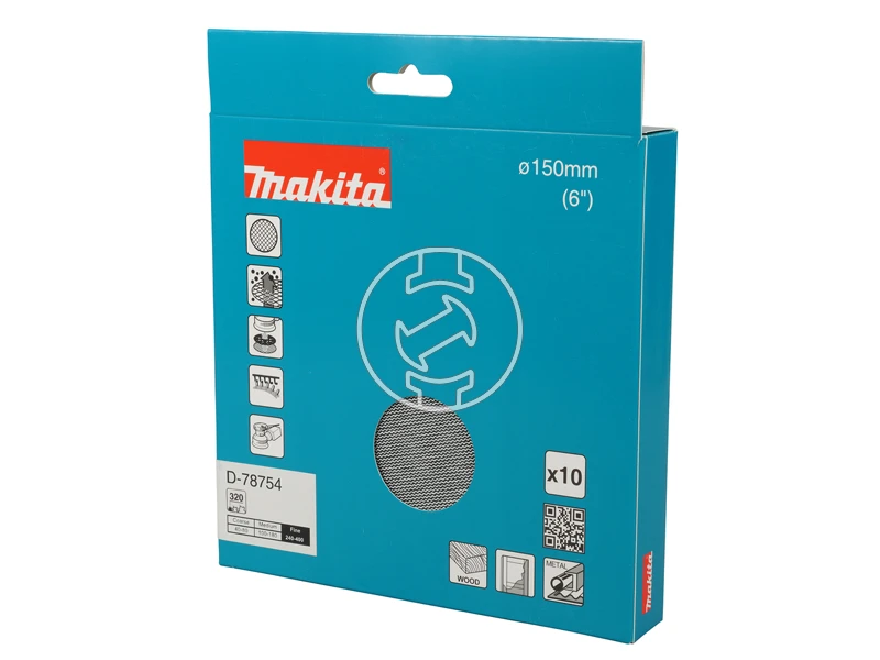 Makita tépőzáras csiszolóháló rezgőcsiszolóhoz D 150mm A320 10db