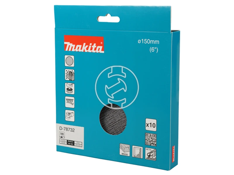 Makita tépőzáras csiszolóháló rezgőcsiszolóhoz D 150mm A180 10db