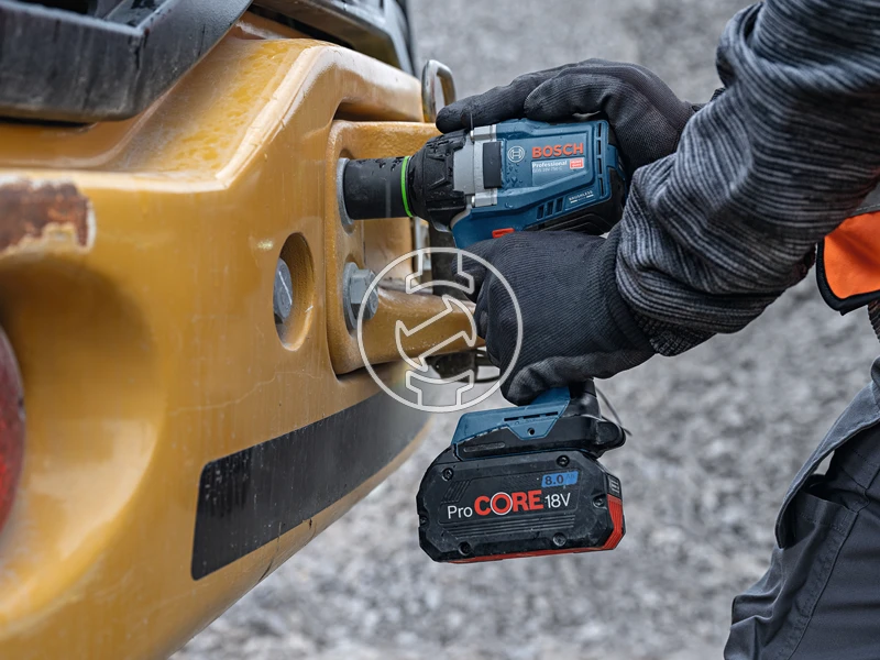 Bosch GDS 18V-750 C akkus ütvecsavarozó 18 V | 270 Nm/380 Nm/750 Nm | 1/2 inch | Szénkefementes | 2x5 Ah akku + töltő | L-Boxx-ban