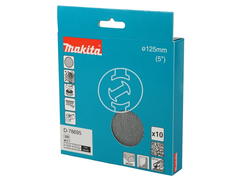 Makita tépőzáras csiszolóháló rezgőcsiszolóhoz D 320mm A80 10db