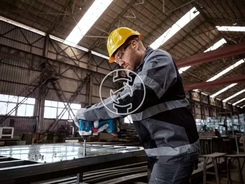 Bosch GDR 18V-215 akkus ütvecsavarozó bitbefogással 2x4Ah, GAL 18V-40, L-Boxx