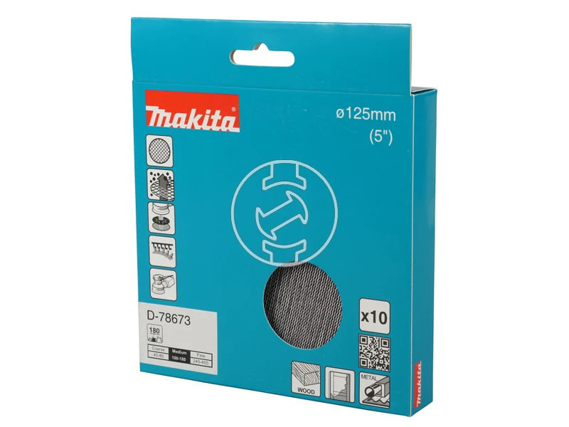 Makita tépőzáras csiszolóháló rezgőcsiszolóhoz D 125mm A180 10db