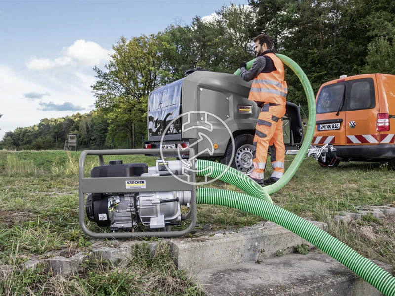 Karcher WWP 45 robbanómotoros szennyvízszivattyú