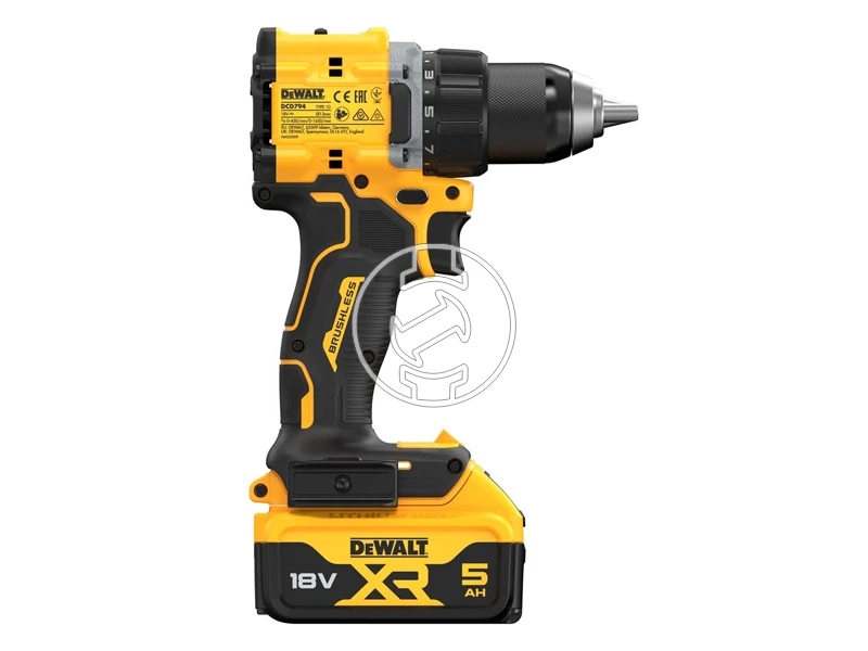 DeWalt DCD794P2T akkus fúrócsavarozó tokmányos