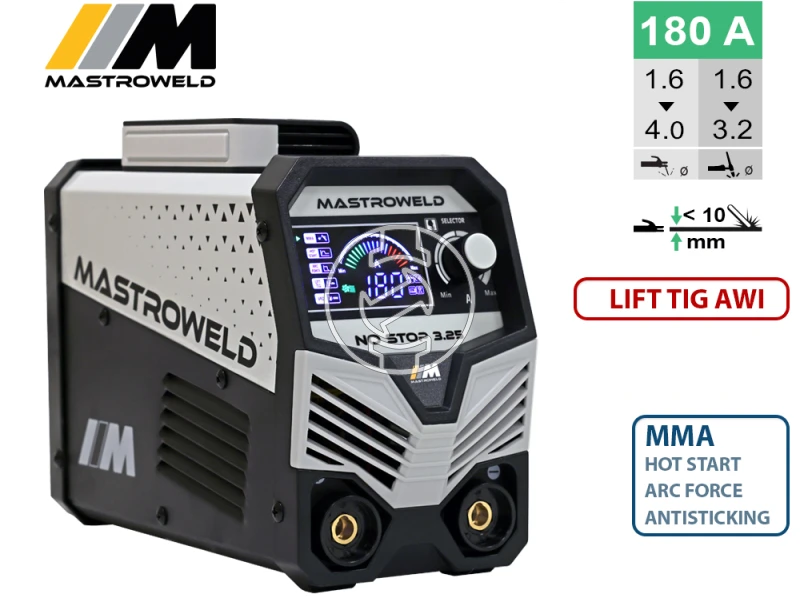 Mastroweld NO STOP 3,25 bevontelektródás inverteres hegesztőgép