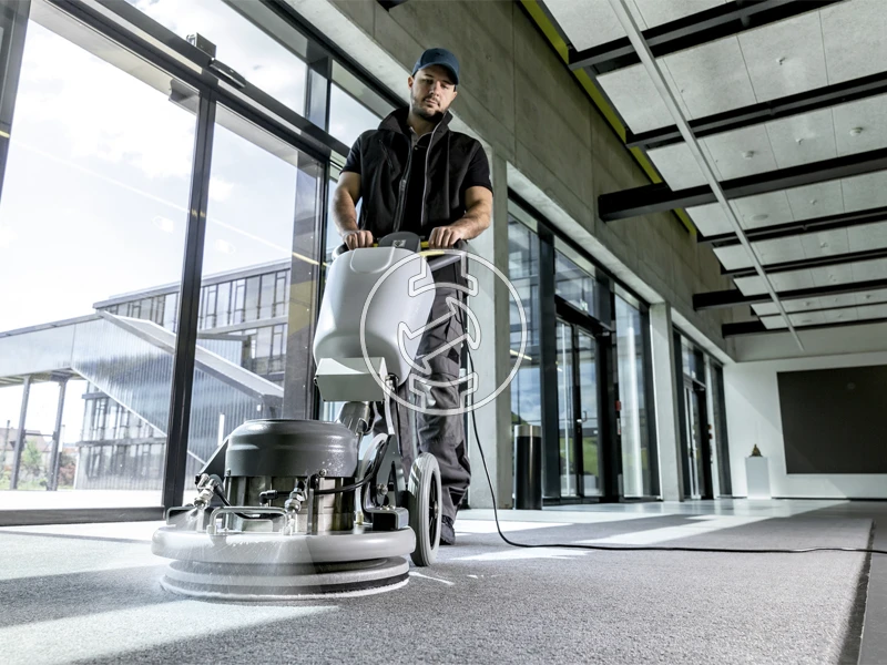 Karcher BDS 43/Orbital C Spray elektromos padlótisztító