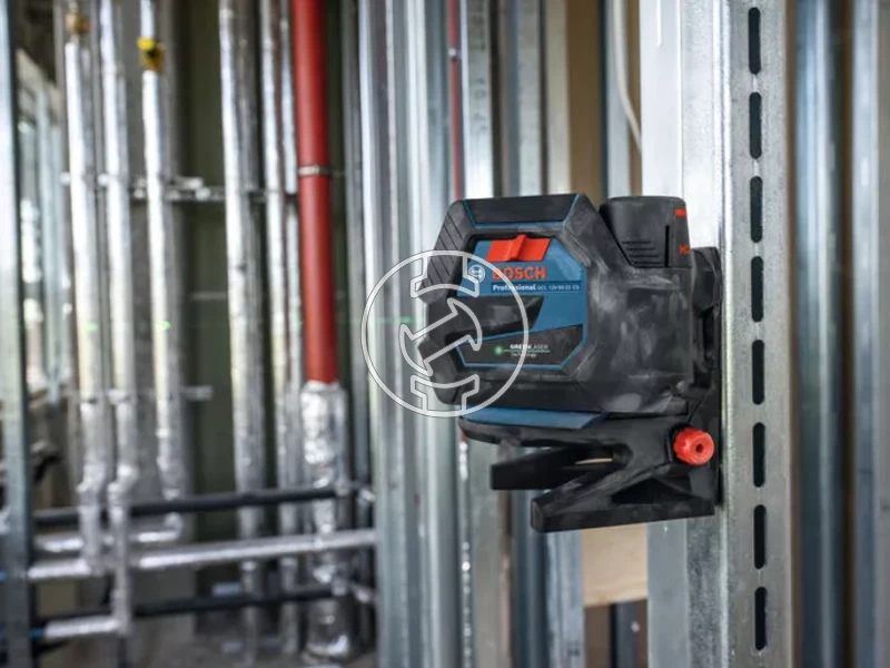 Bosch GCL 12V-50-22 CG pont- és vonallézer RM20 + AA1 + 4x1.5V LR6 AA