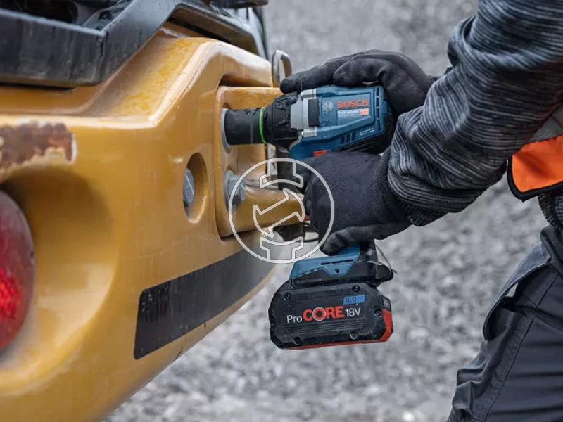 Bosch GDS 18V-750 C akkus ütvecsavarozó 2x8Ah, GAL 1880 CV, BT, L-Boxx