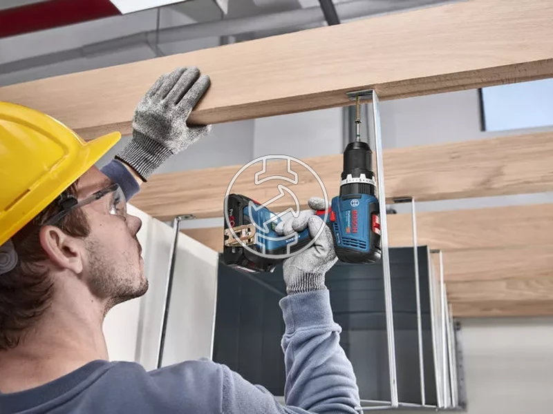 Bosch GSB 18V-65 akkus ütvefúró-csavarozó 2x5Ah, GAL 18V-40, L-Boxx