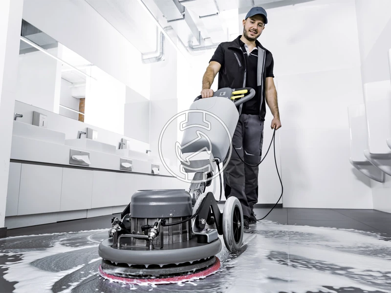 Karcher BDS 43/Orbital C Spray elektromos padlótisztító