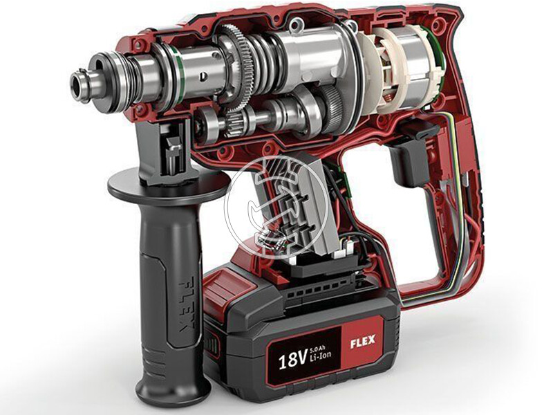 Flex CF 18.0-EC C akkus fúrókalapács kartondobozban