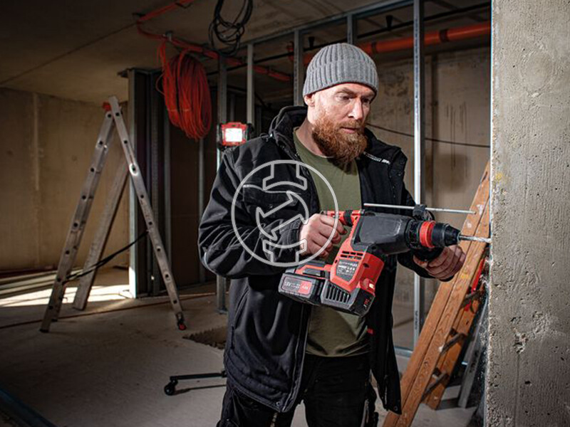 Flex CHE 2-26 18.0-EC C akkus fúrókalapács kartondobozban