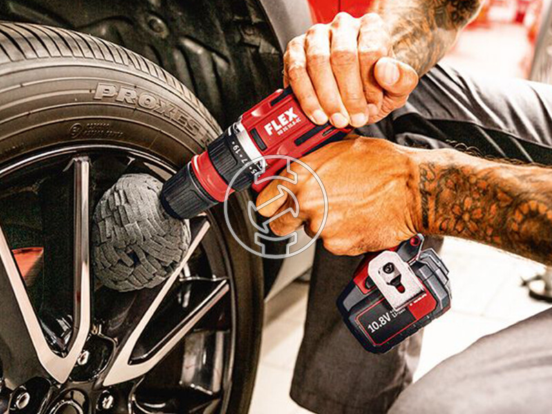 Flex DD 2G 18.0-EC/5.0 Set akkus fúrócsavarozó tokmányos