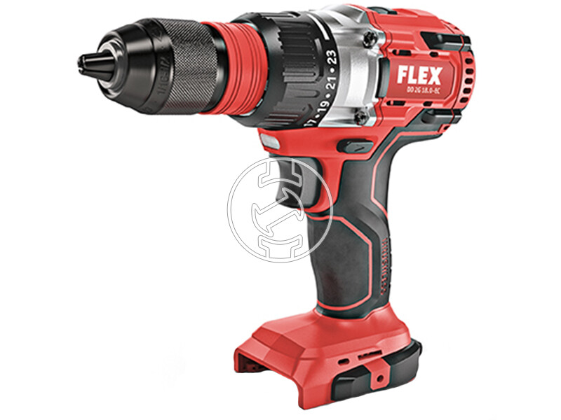 Flex DD 2G 18.0-EC akkus fúrócsavarozó tokmányos kartondobozban