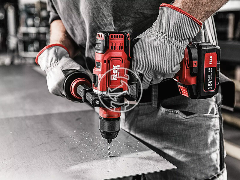 Flex DD 4G 18.0-EC/5.0 akkus fúrócsavarozó tokmányos 18 V | 64 Nm | Szénkefementes | 2 x 5 Ah akku + töltő | L-Boxx-ban