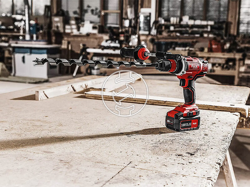 Flex DD 4G 18.0-EC/5.0 akkus fúrócsavarozó tokmányos 18 V | 64 Nm | Szénkefementes | 2 x 5 Ah akku + töltő | L-Boxx-ban