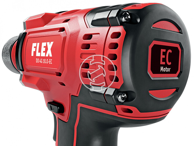 Flex DD 4G 18.0-EC C akkus fúrócsavarozó tokmányos kartondobozban