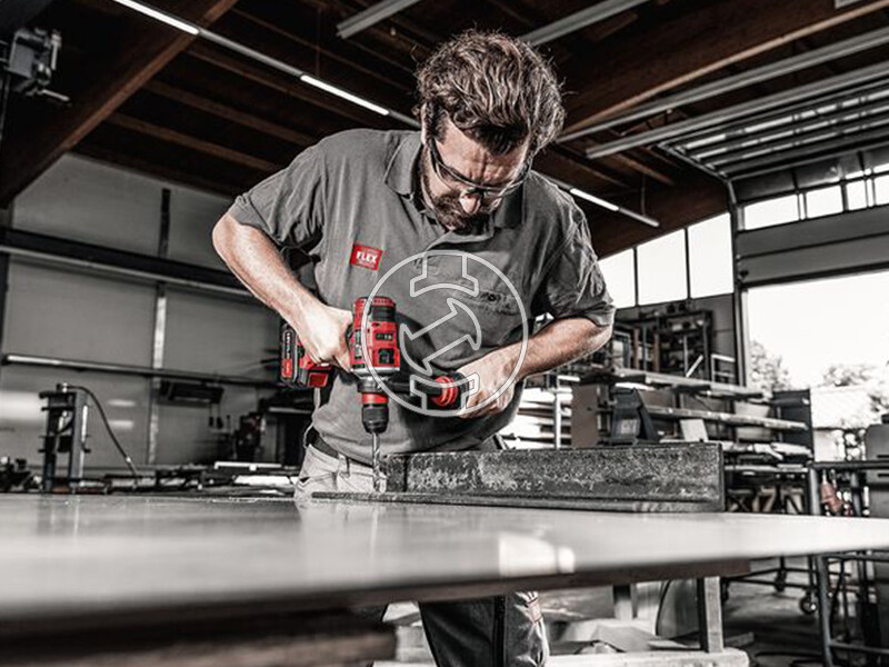 Flex DD 4G 18.0-EC C akkus fúrócsavarozó tokmányos kartondobozban