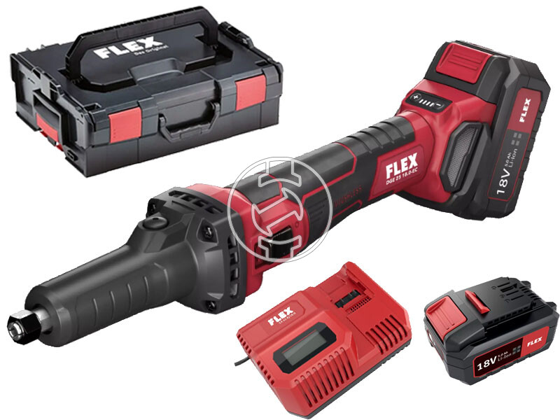 Flex DGE 25 18.0-EC 5.0/Set akkus egyenes csiszoló