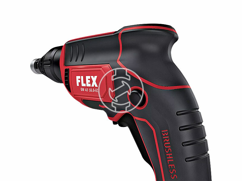 Flex DW 45 18.0-EC 2.5 Set akkus csavarbehajtó mélységütközővel 18 V | Szénkefementes | 2 x 5 Ah akku + töltő | L-Boxx-ban