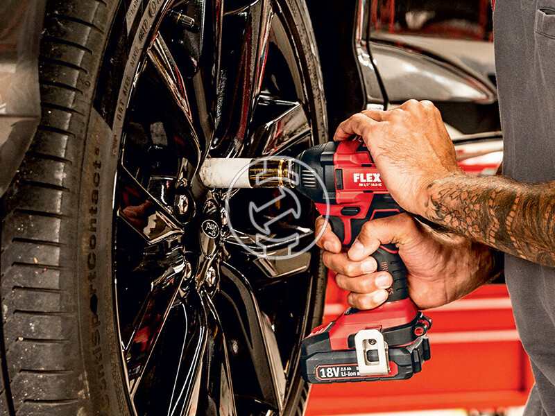 Flex IW 1/2 inch 18.0-EC C akkus ütvecsavarozó kartondobozban