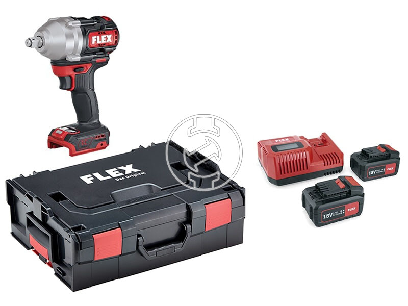 Flex IW 1/2inch 750 18.0-EC 5.0/Set akkus ütvecsavarozó