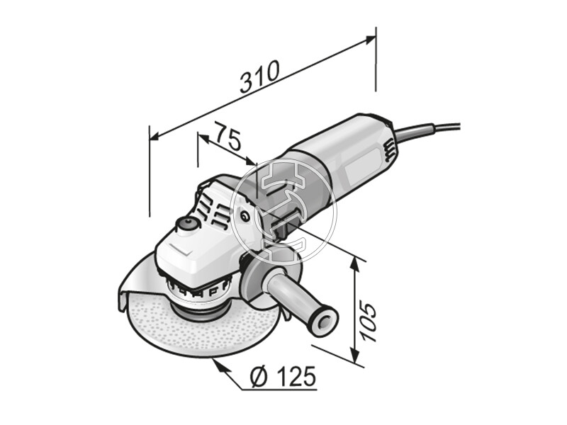 Flex LE 15-11 125 230/CEE sarokcsiszoló